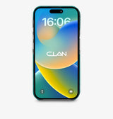 iPhone 14 Pro Max — Crocodile-embossed calfskin — Glossy Turquoise — View image 4