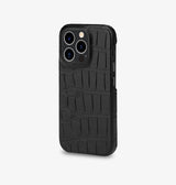 iPhone 14 Pro — Crocodile — Noir — Voir l’image 2