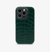 iPhone 14 Pro — Crocodile — Dark Green — View image 1