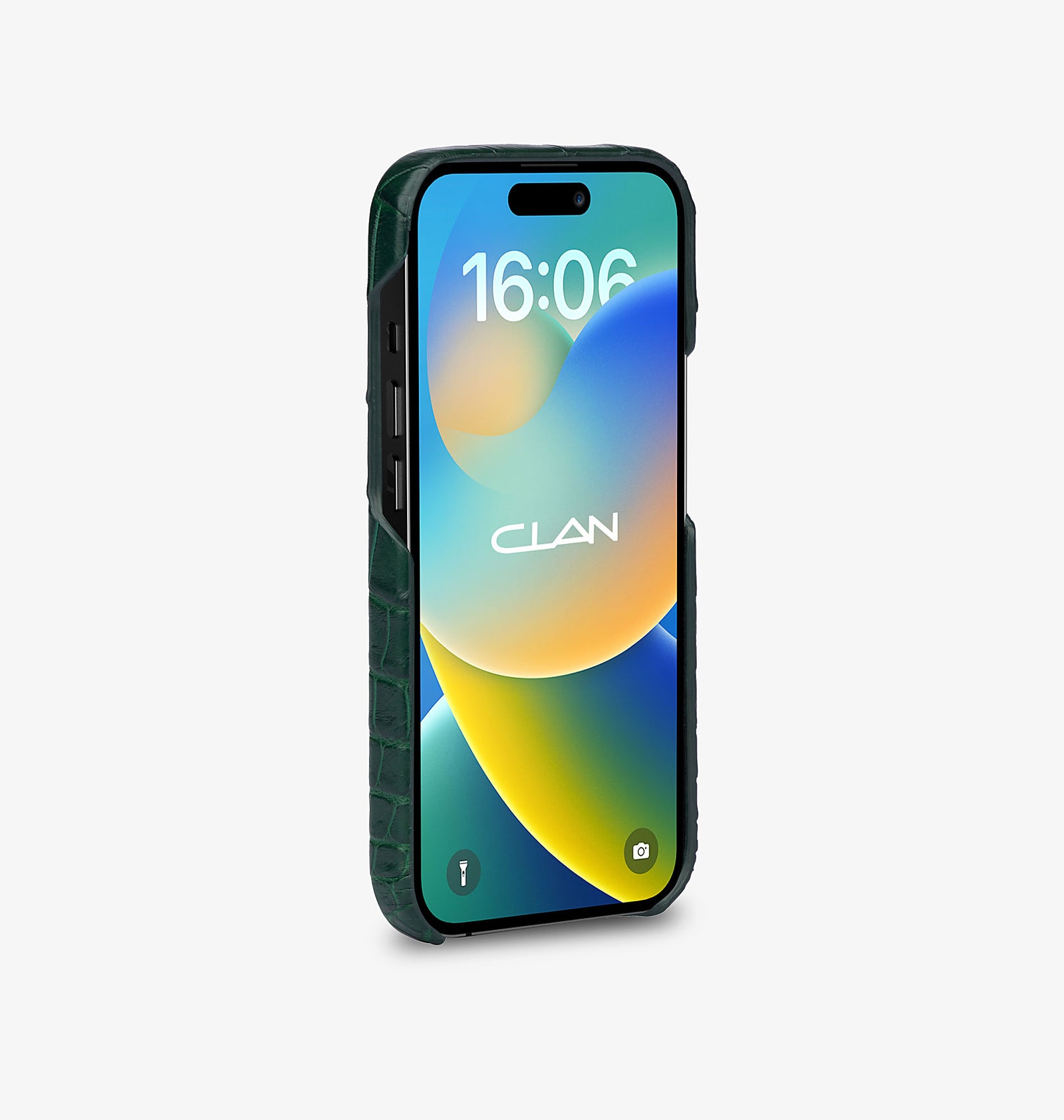 iPhone 14 Pro — Crocodile — Dark Green — View image 3