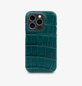 iPhone 14 Pro — Crocodile — Vert pétrole foncé — Voir l’image 1