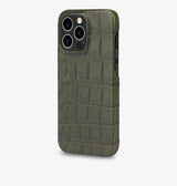 iPhone 13 Pro Max — Crocodile — Vert militaire — Voir l’image 2