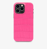 iPhone 14 Pro Max — Coccodrillo — Rosa — Visualizza immagine 1