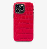 iPhone 14 Pro Max — Crocodile — Rouge — Voir l’image 1