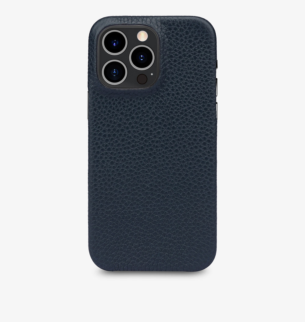 iPhone 14 Pro Max — Cuir de veau — Bleu